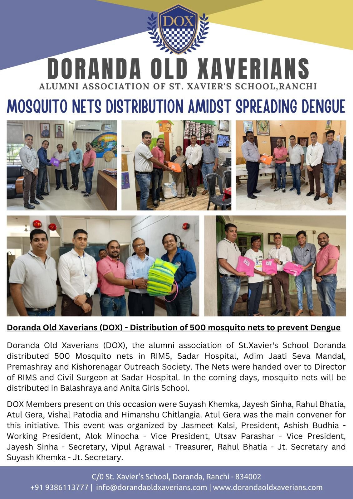 DOX Mosquitto net distribution 2023