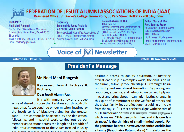 Voice of JAAI November 2025
